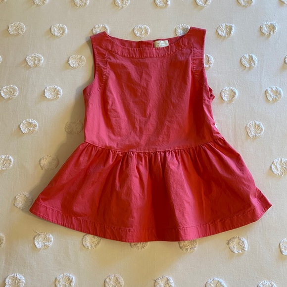 kate spade Tops - NWOT Kate Spade Shore Thing Button Back Peplum Top